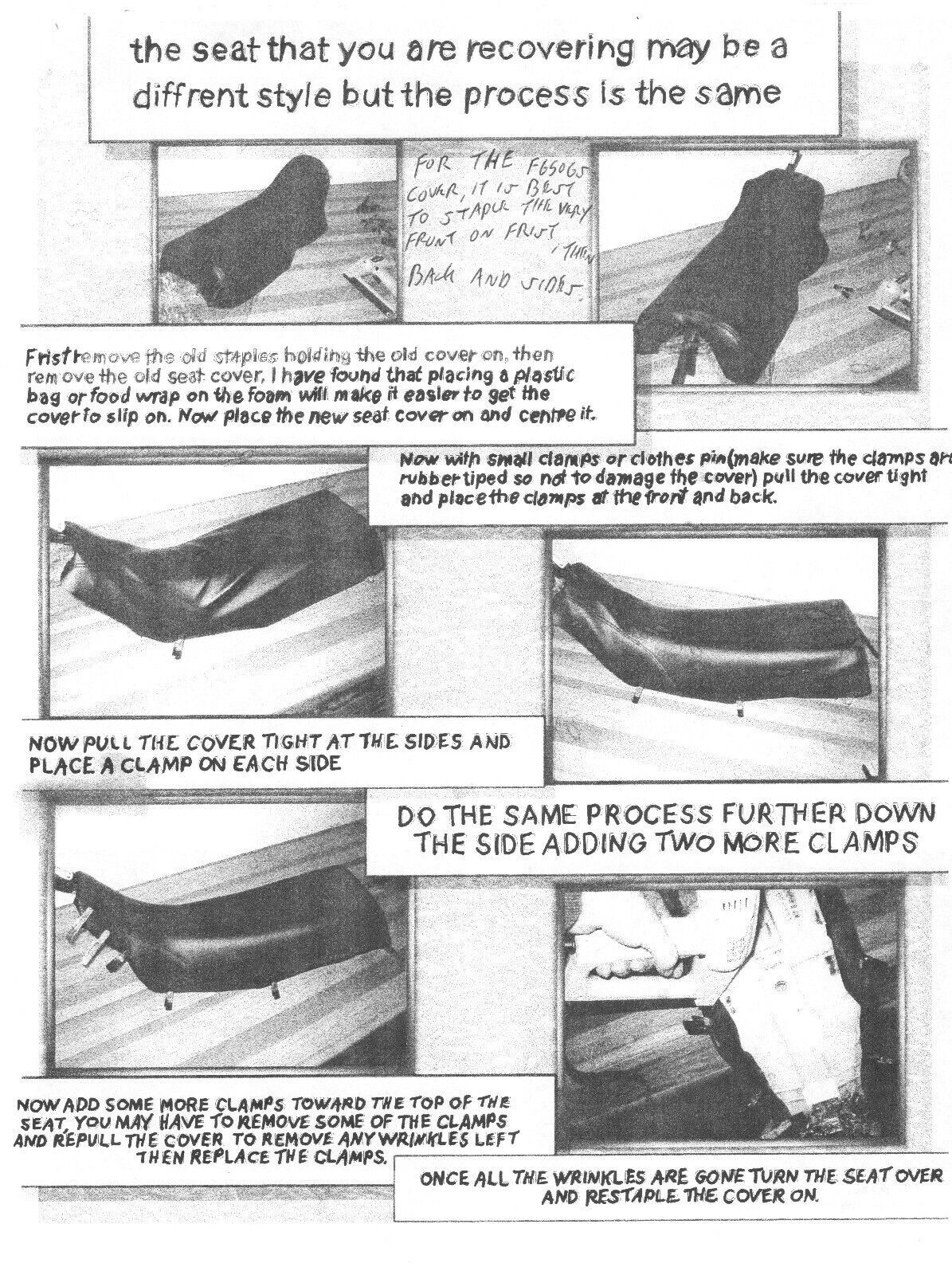 New replacement seat, cover fits Yamaha Zuma 50 2002-19 BWS YW50 BWS50 ZUMBA 470