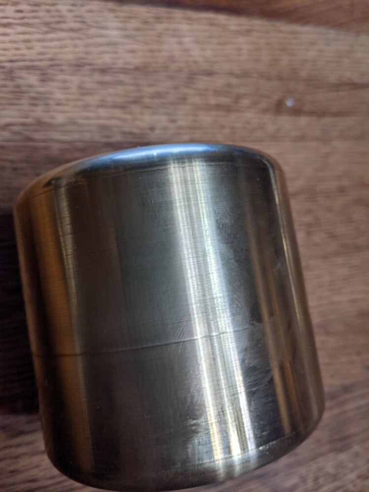 1-Threaded Mapleshade Megafoot 3" Tall 3" Diameter polished new