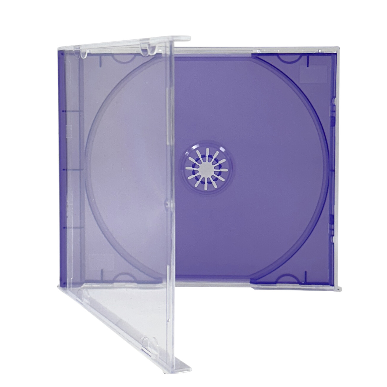 STANDARD Assorted Frosted Clear Color Tray CD Jewel Case Lot