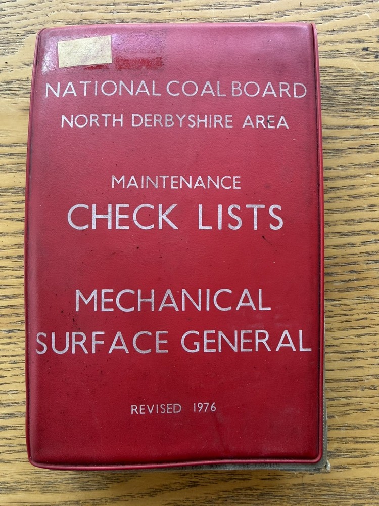 NCB North Derbyshire Area Mechanical Surface General  - Mining / Miners Interest