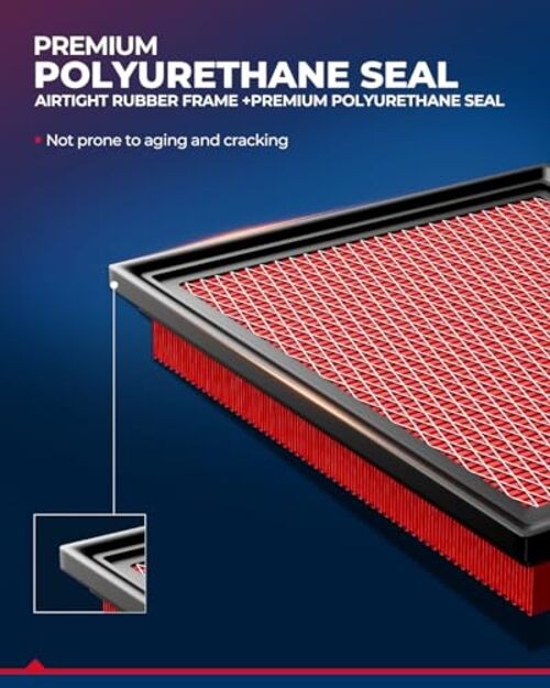 Premium Engine Air Filter, GAF041 () Replacement for Ram 1500 2500 3500 CA9401