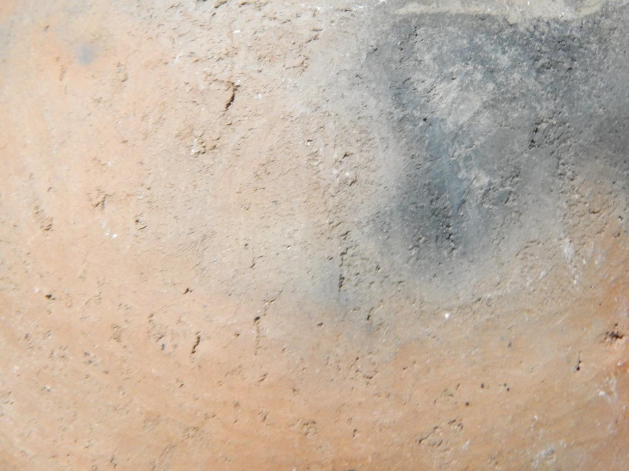 ANTIQUE PUEBLO / MISSION INDIAN LARGE POTTERY DOUGH BOWL FORM POT