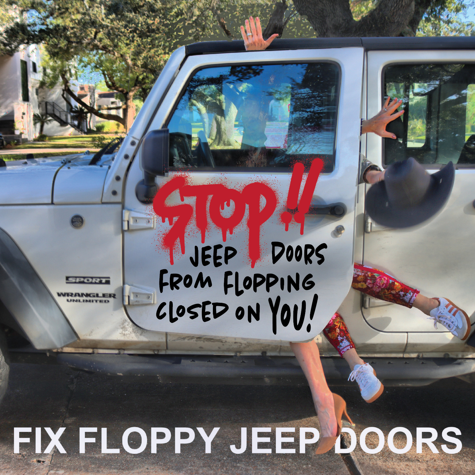 ADD 3 STOPS TO YOUR JK WRANGLER'S DOOR SWING! 10 MINUTE INSTALL