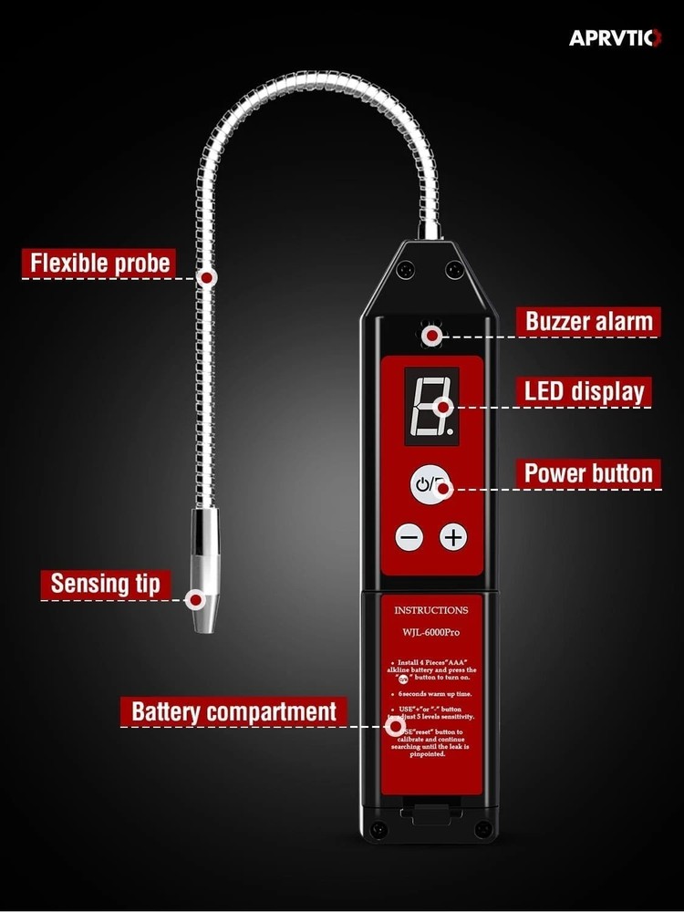 Upgraded Freon Leak Detector UV LED Light HVAC