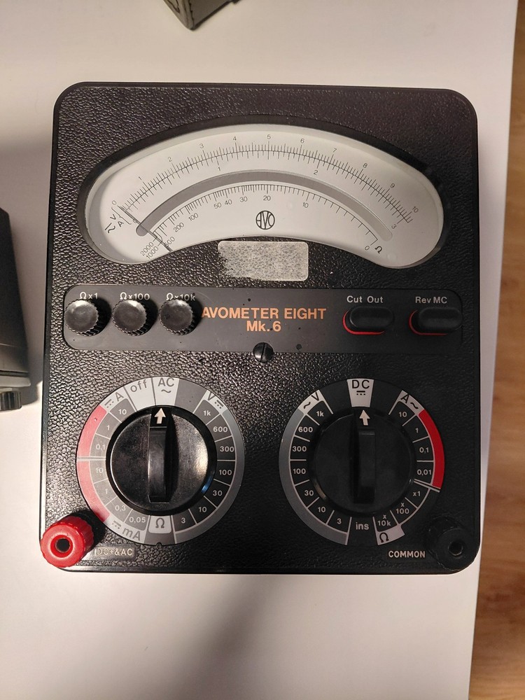 AVO AVOMETER EIGHT Mk. 6 analog multi/power meter, Great and working condition