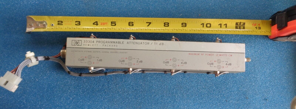 HP Agilent Keysight Programmable Attenuator 33304A 11dB
