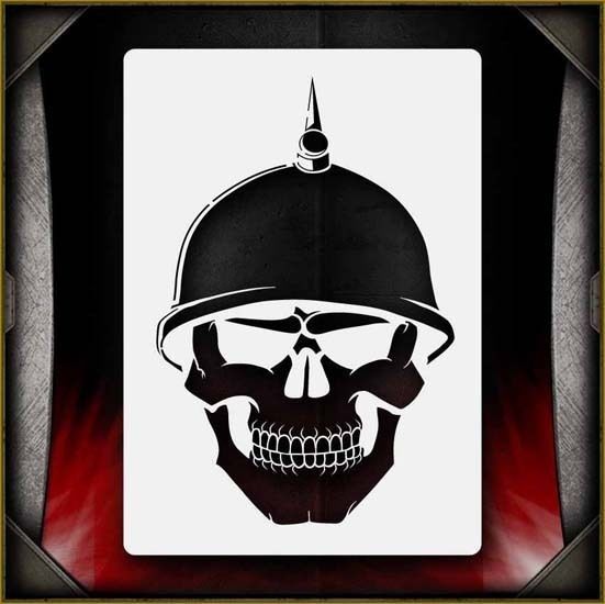 Skull 30 Airbrush Stencil Template Airsick