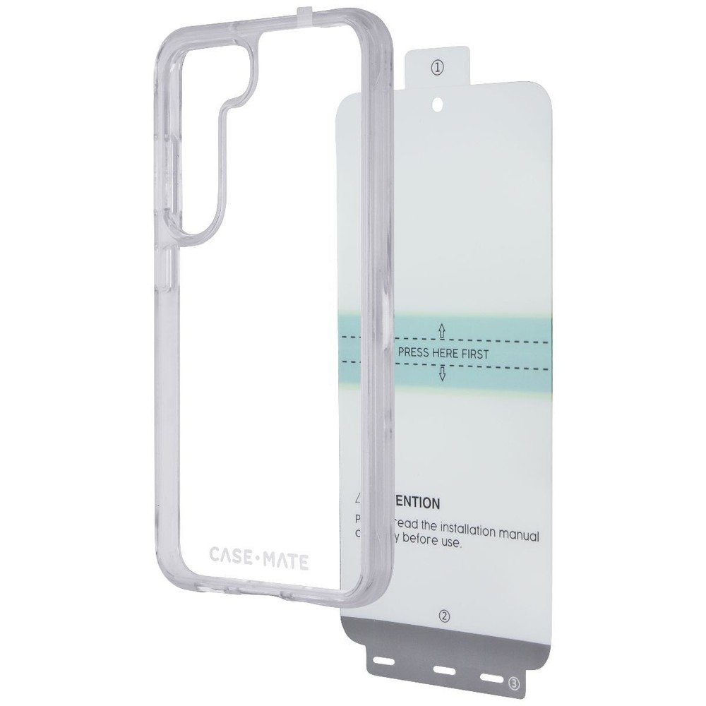 Case-Mate Protection Pack Case & Screen Protector for Galaxy S23 - Clear