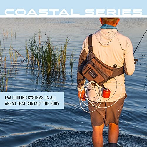 Flats Sling Pack, Easy Hands-Free Tackle Storage Bag with Built Solid Elements