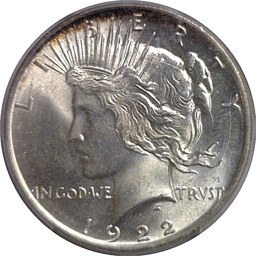 1922-D Peace Dollar PCGS MS-65