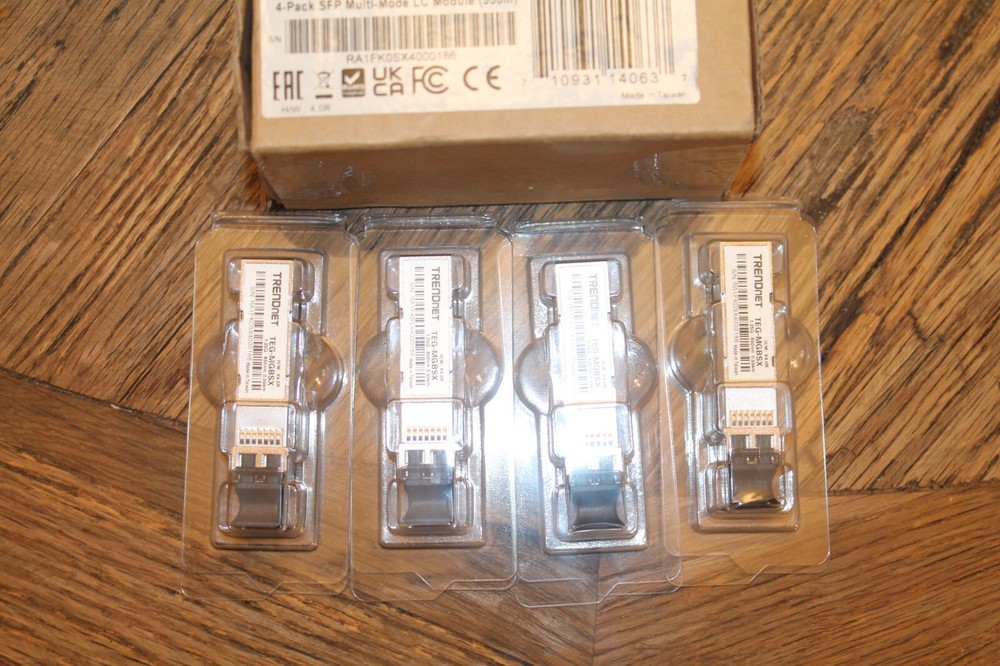TRENDnet TEG-MGBSX/4 4-Pack SFP Multi-Mode LC Module (550m)