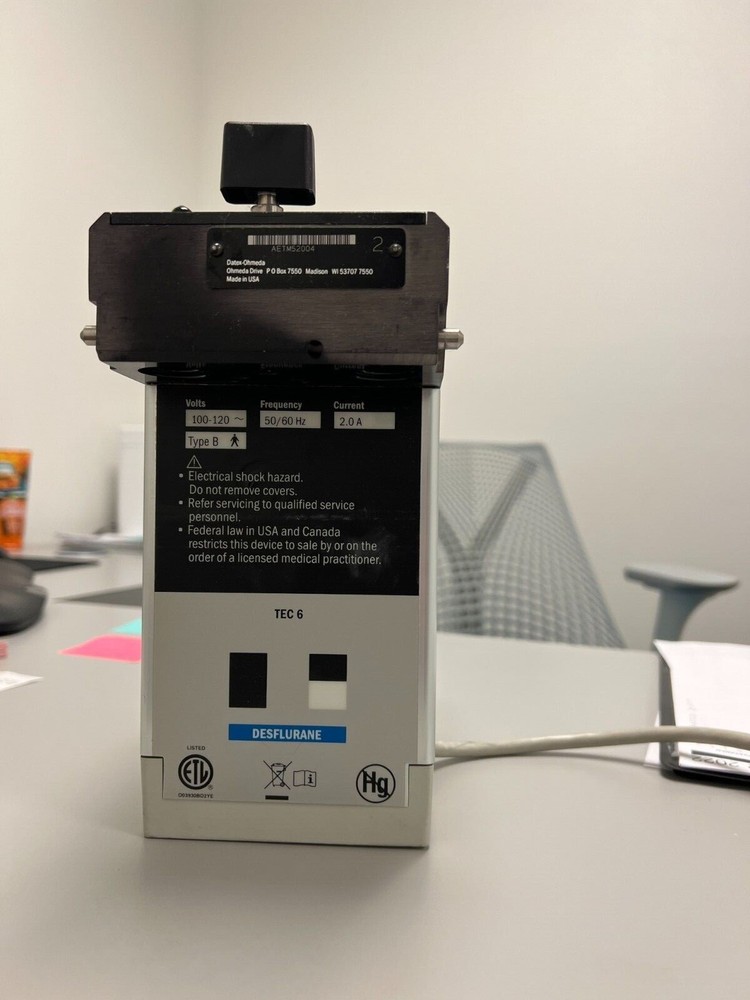 Datex-Ohmeda Tec 6 Plus Desflurane Vaporizer