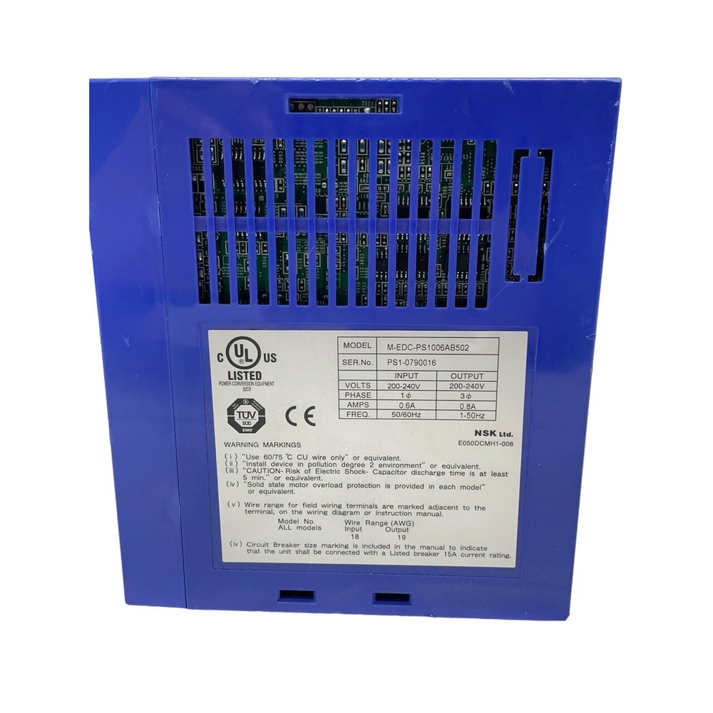 NSK LTD. EDC M-EDC-PS1006AB502 MEGATORQUE DRIVER AC200V