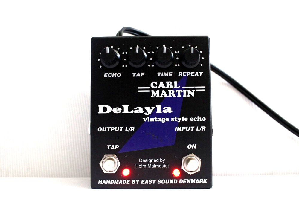 Carl Martin DeLayla Vintage Style Echo Effects Pedal TESTED & WORKS.