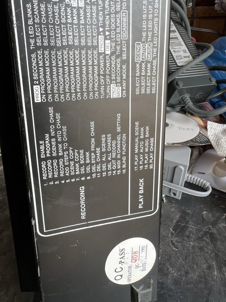 LC-192 DMX PROGRAMMER
