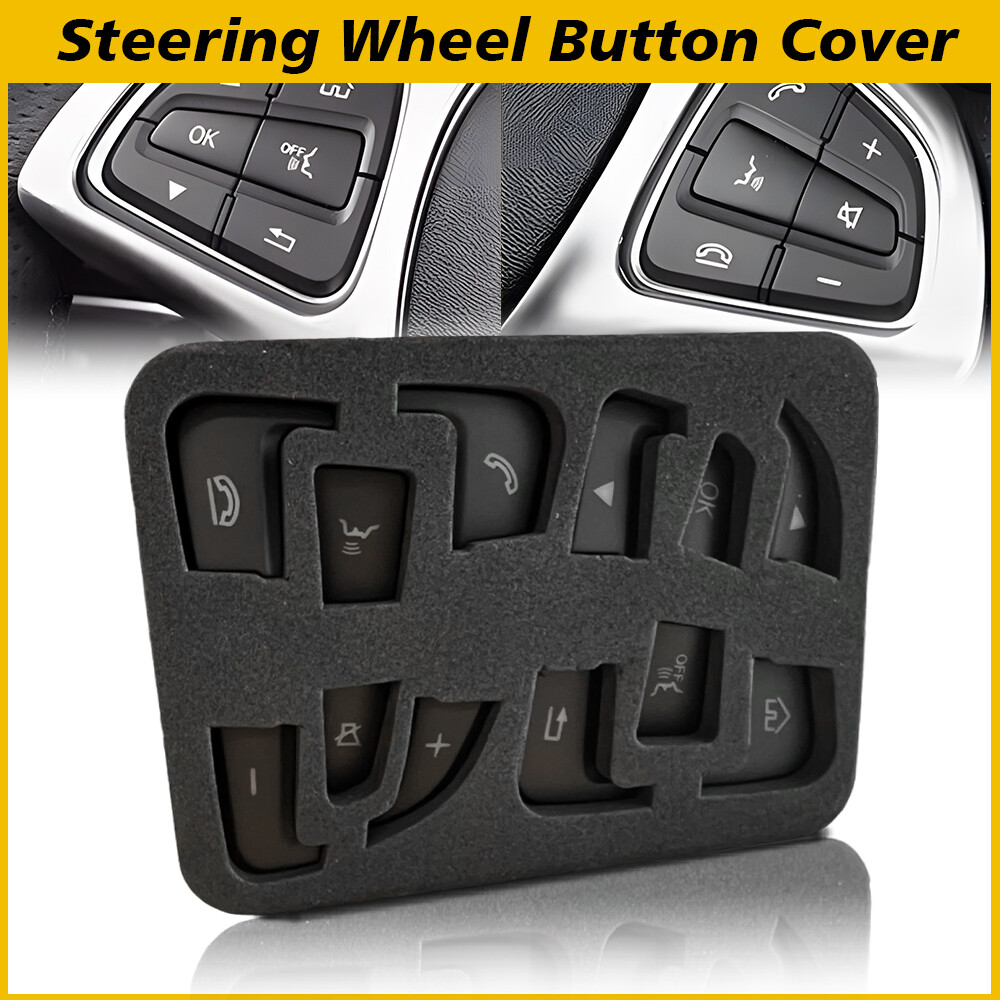 Steering Wheel Multi-Function Button Cover for Mercedes-Benz C300 2015-2017