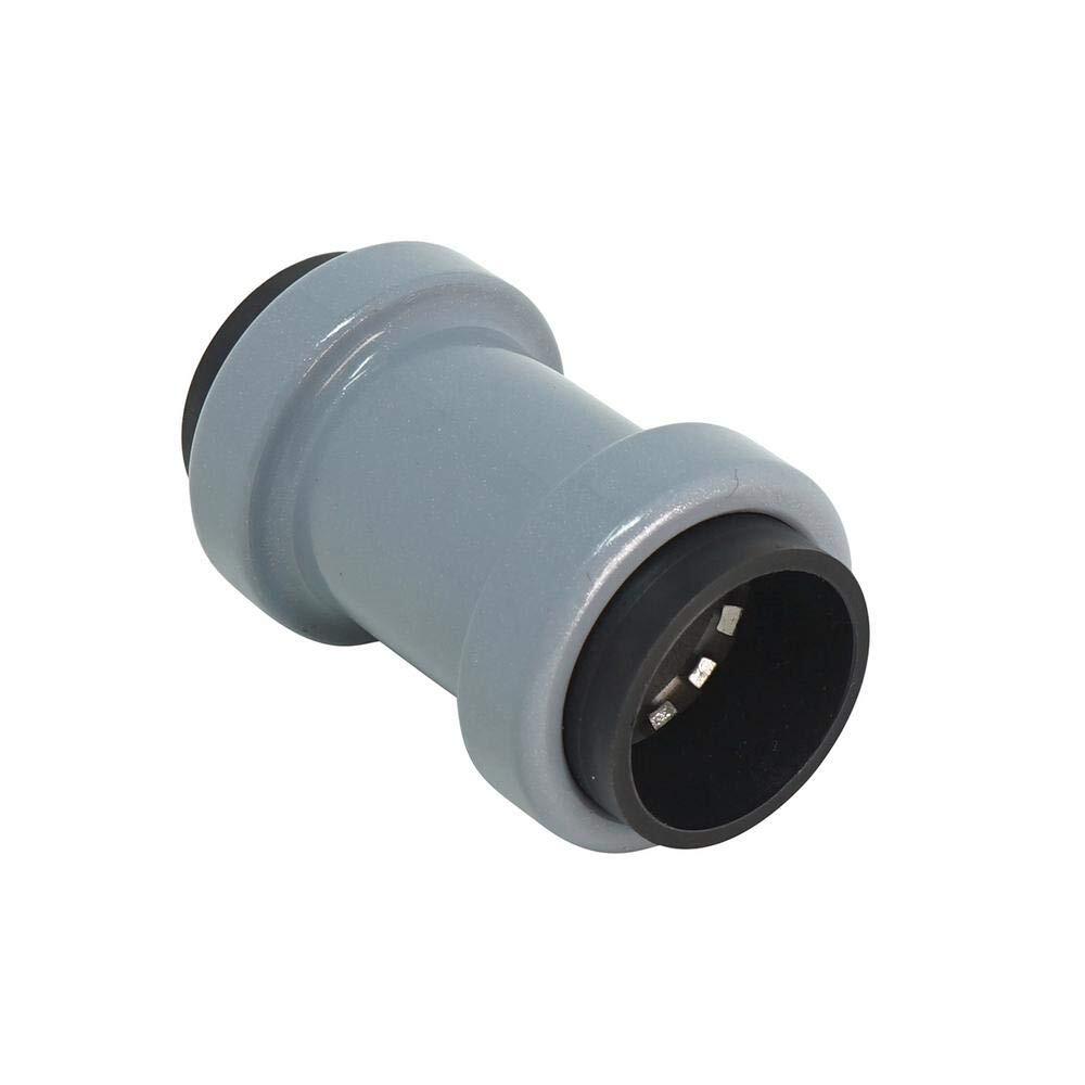 Southwire E-CP-125 1-1/4" Push Install EMT Coupling; Gray