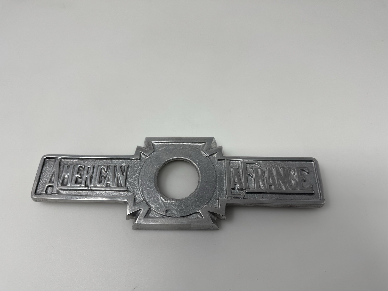 American LaFrance GMC Cosmopolitan Fire Engine Truck Radiator Emblem 1927-31