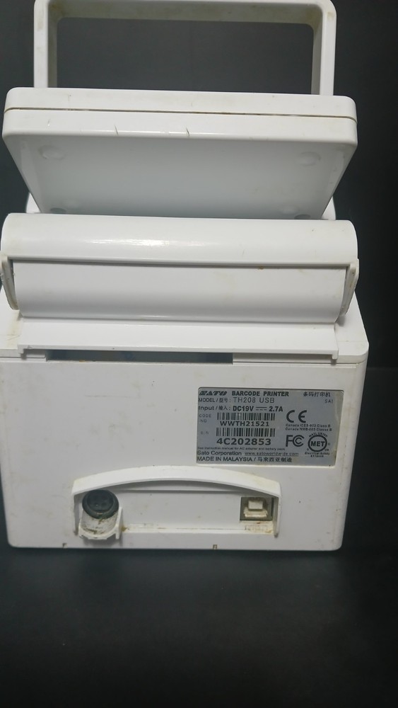 ECOLAB Prep N Print Barcode Printer w/ new Battery & power cord