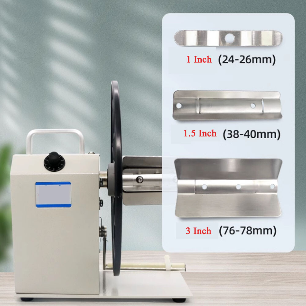 Automatic Label Rewinder Adjustable Speed Two-way Rewinding Label Machine New