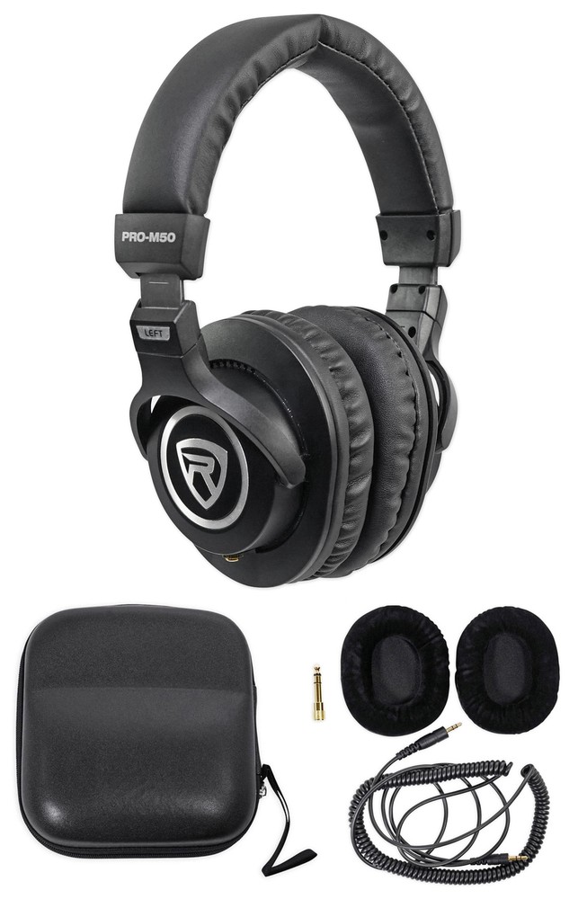 2) Presonus Studio 4 Active 4" Studio Monitors+Interface+Mic+Headphones+Boom Arm