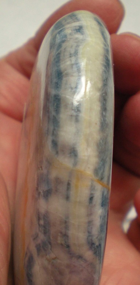 Blue Scheelite Palmstone - Turkey sc931b