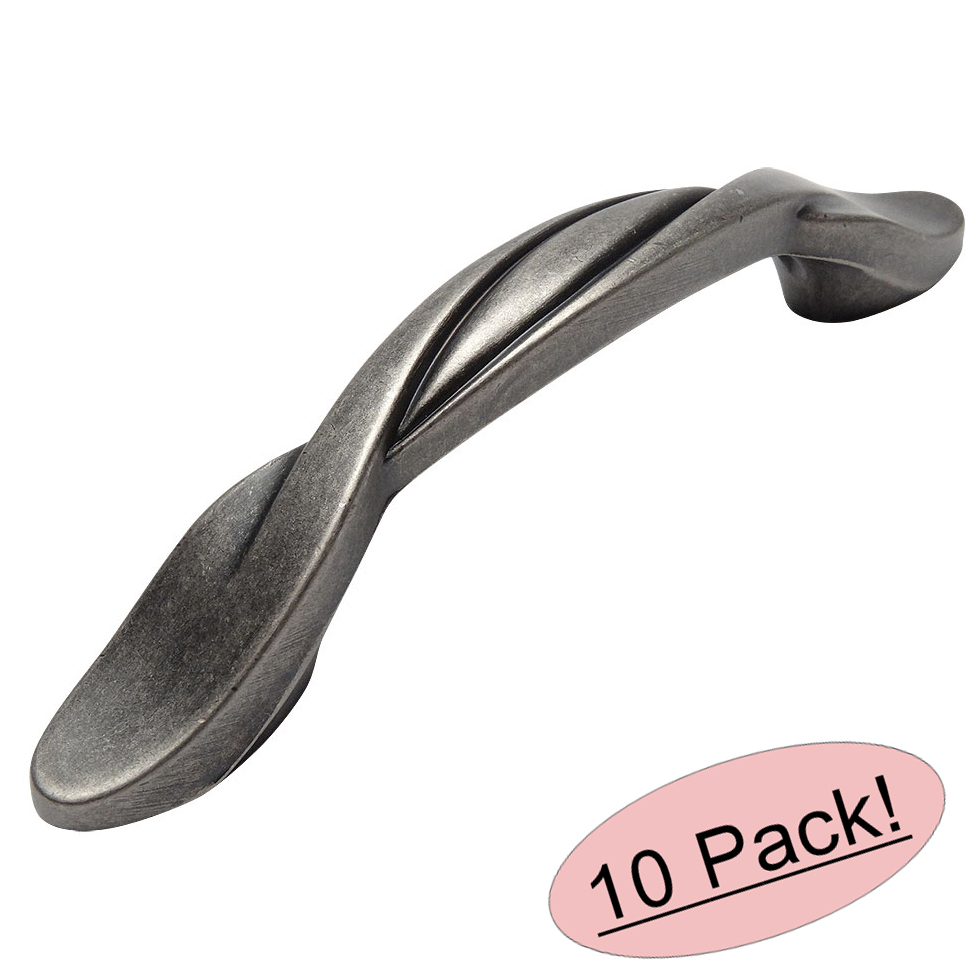 *10 Pack* Cosmas Cabinet Hardware Weathered Nickel Handle Pulls #9009WN