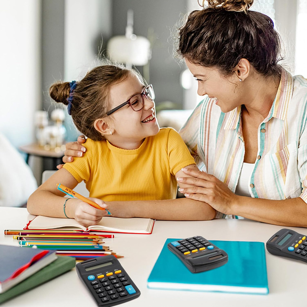 24 Pack Pocket CalculatorMini CalculatorsPocket Size Basic CalculatorsSolar B...