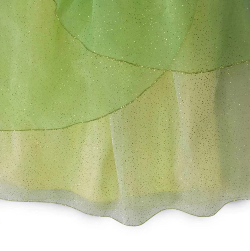 Disney The Princess and Frog Costume Dresses Tiana Green Mesh Lotus Brooch 3 NEW