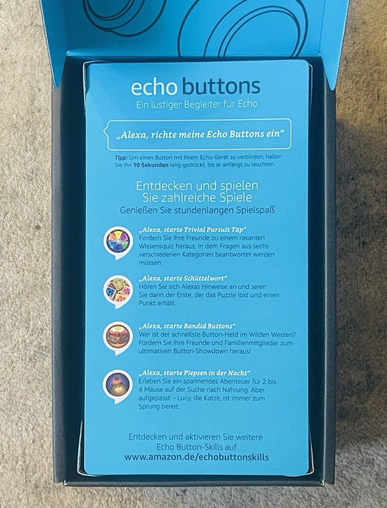 Amazon H5V83Y Echo Buttons Gaming Gadget - 2 Pack