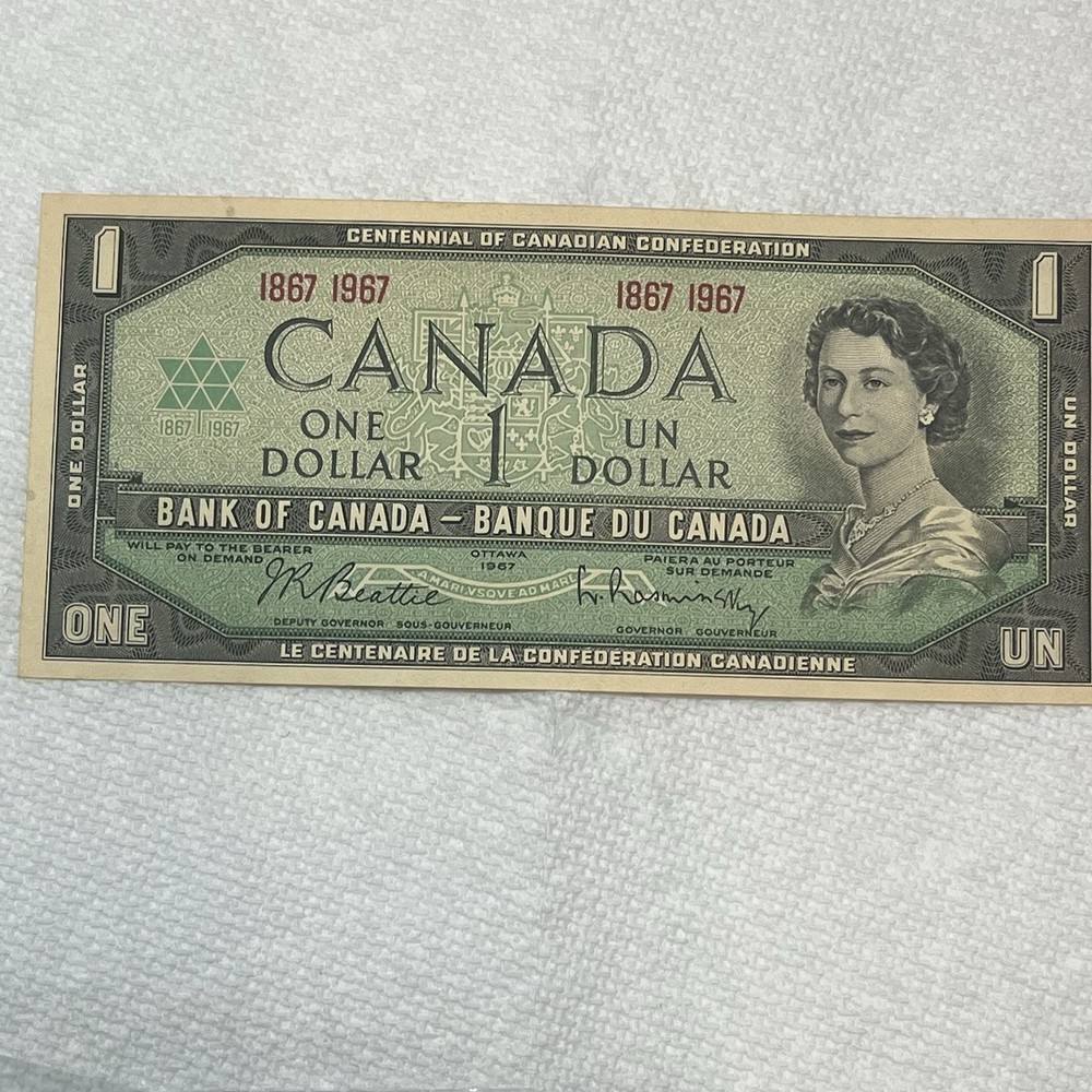 Canada 1967 Centennial One Dollar Banknote