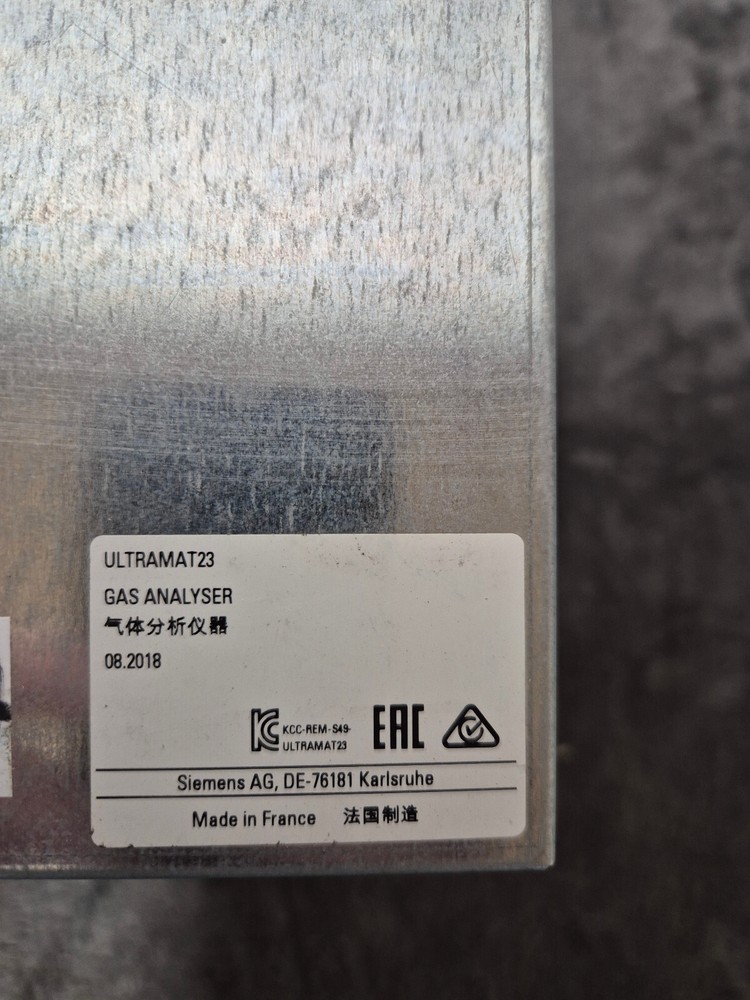 SIEMENS ULTRAMAT 23 Gas Analyzer