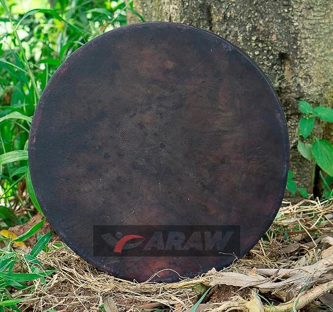 Native American Shamanic Drum, Buffalo Hide Handmade Drum