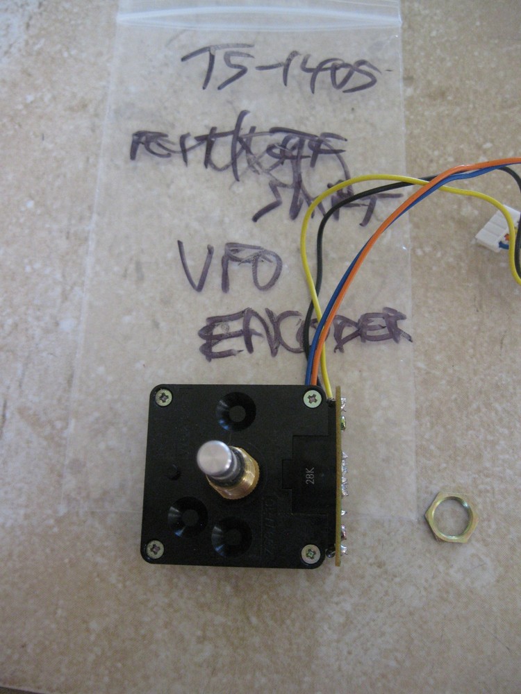 Kenwood TS-140S Original VFO encoder in Excellent shape working as it should