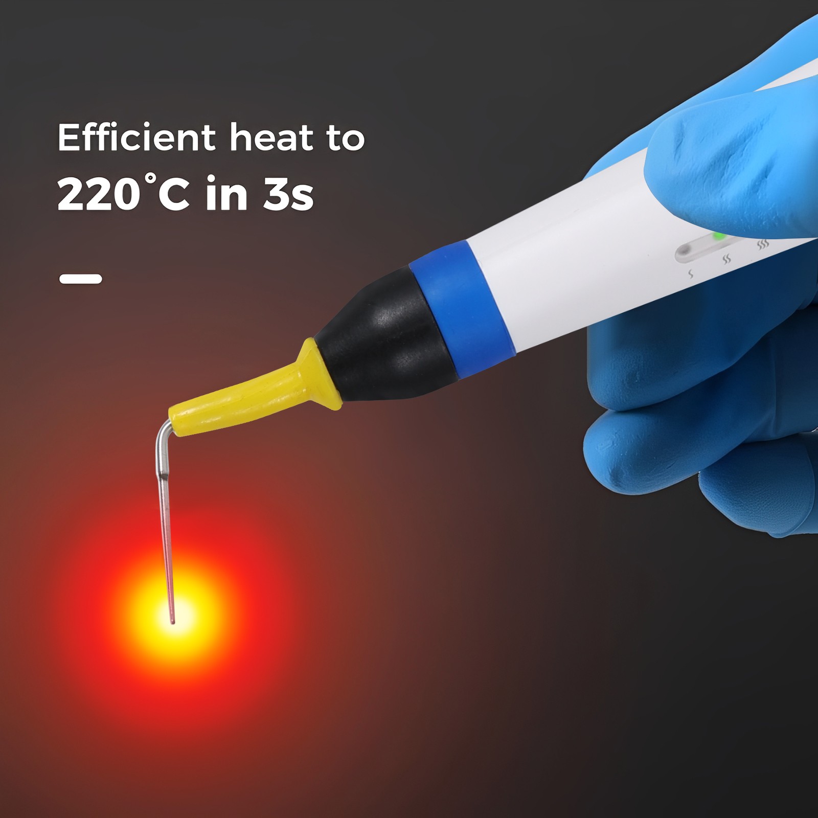 USA Dental Gutta Percha Obturation System Endo Heated Pen Cordless with 2Pc Tips