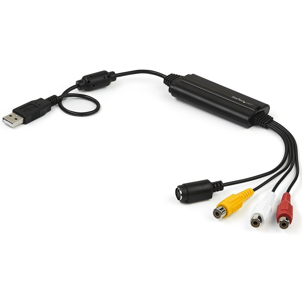 StarTech SVID2USB232 USB Video Capture Adapter 1ft Black