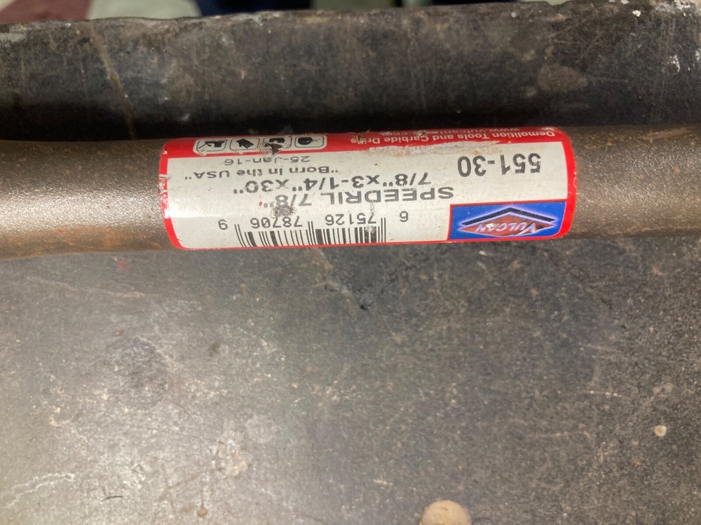 vulcan speedril bits # 551-30  7/8 dia