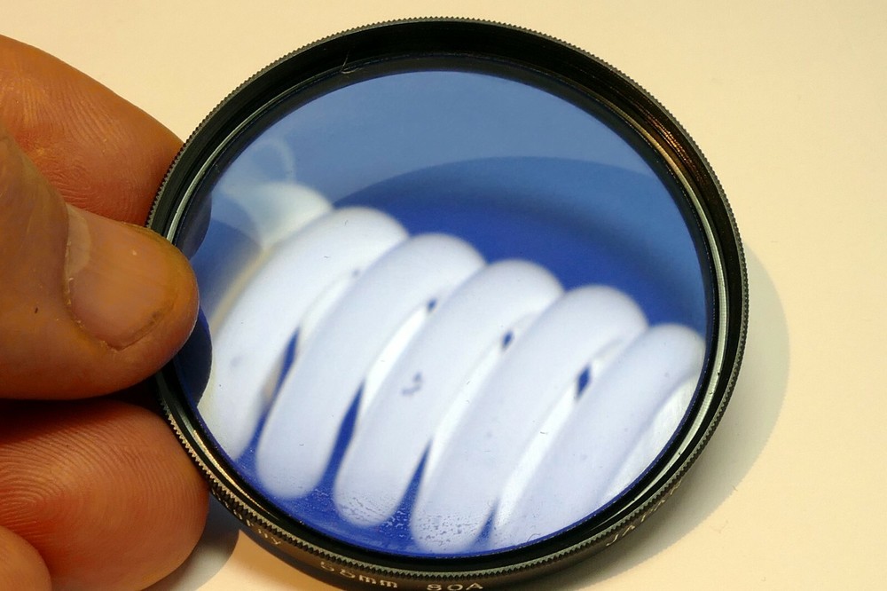 Quantaray 55mm Filter 80A multi-coated deep blue