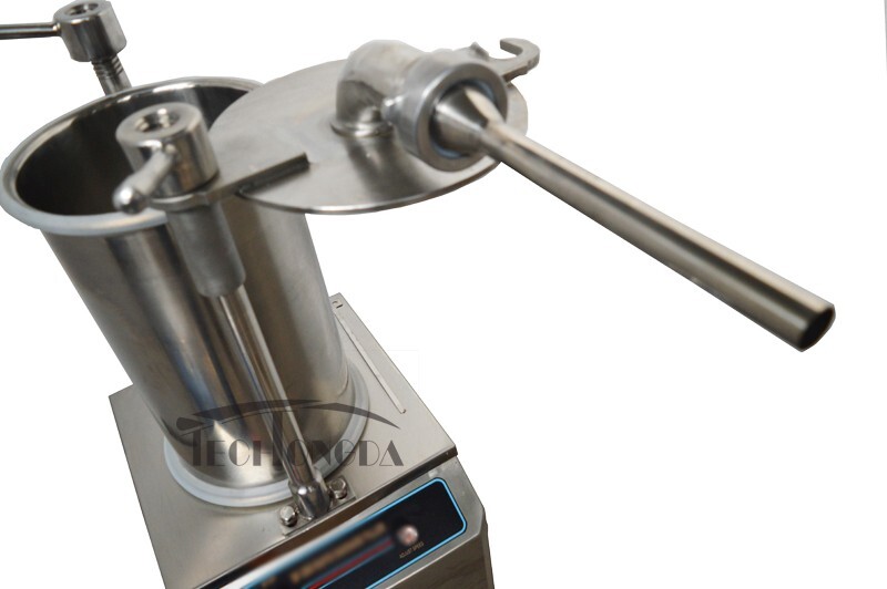 Hydraulic Sausage Stuffers 110V 26L Automatic Vertical Sausage Maker w/3 Stuffer