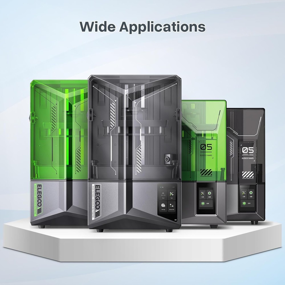 Fast Curing ELEGOO ABS-Like Resin 3.0 - Low Odor 3D Printing Solution 2000g