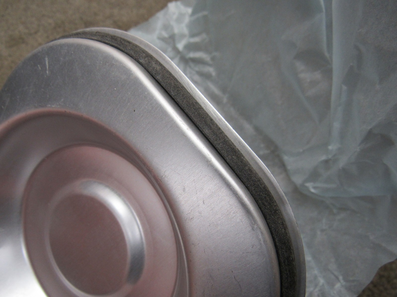 US MILITARY MERMITE INSERT LID W/ GASKET NOS FOOD CONTAINER CAP INSERT TOP