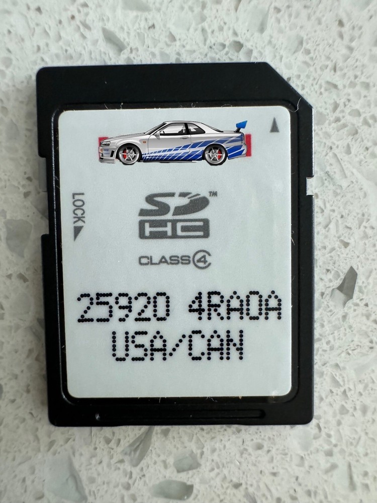 SD Navigation CARD MAP MEMORY 25920-4RA0A