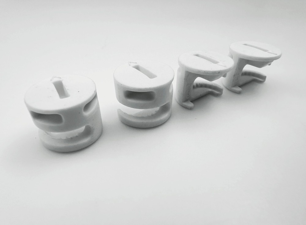 Ikea Plastic cam lock nuts, Part # 119252, white (4 pack) - NEW