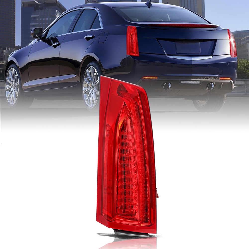 LED Taillight Assembly Compatible with 2013-2018 ATS Left Driver Side OE