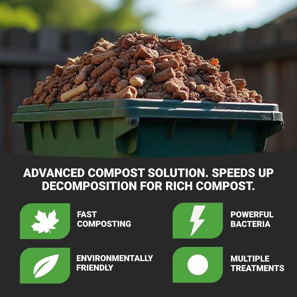 2.5 lb Organic Compost Accelerator - Boost Decomposition & Nutrient-Rich Output