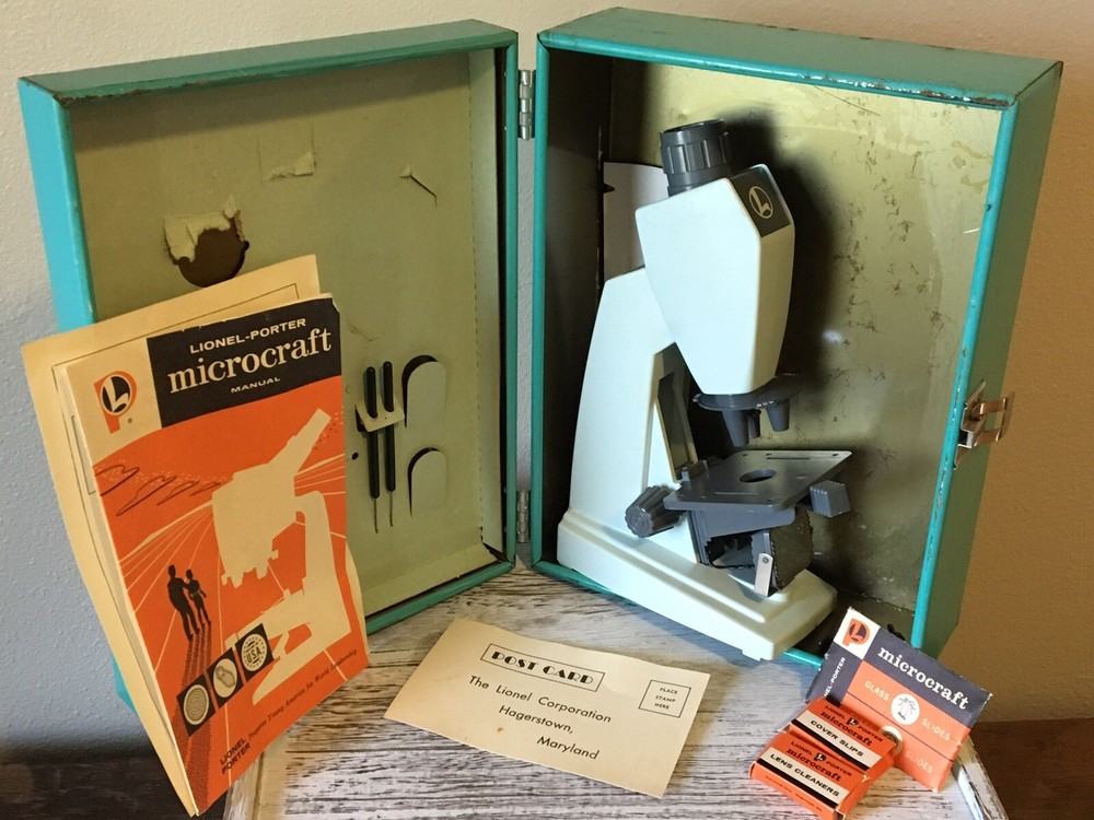 1960 Lionel-Porter Microcraft Microscope Lab
