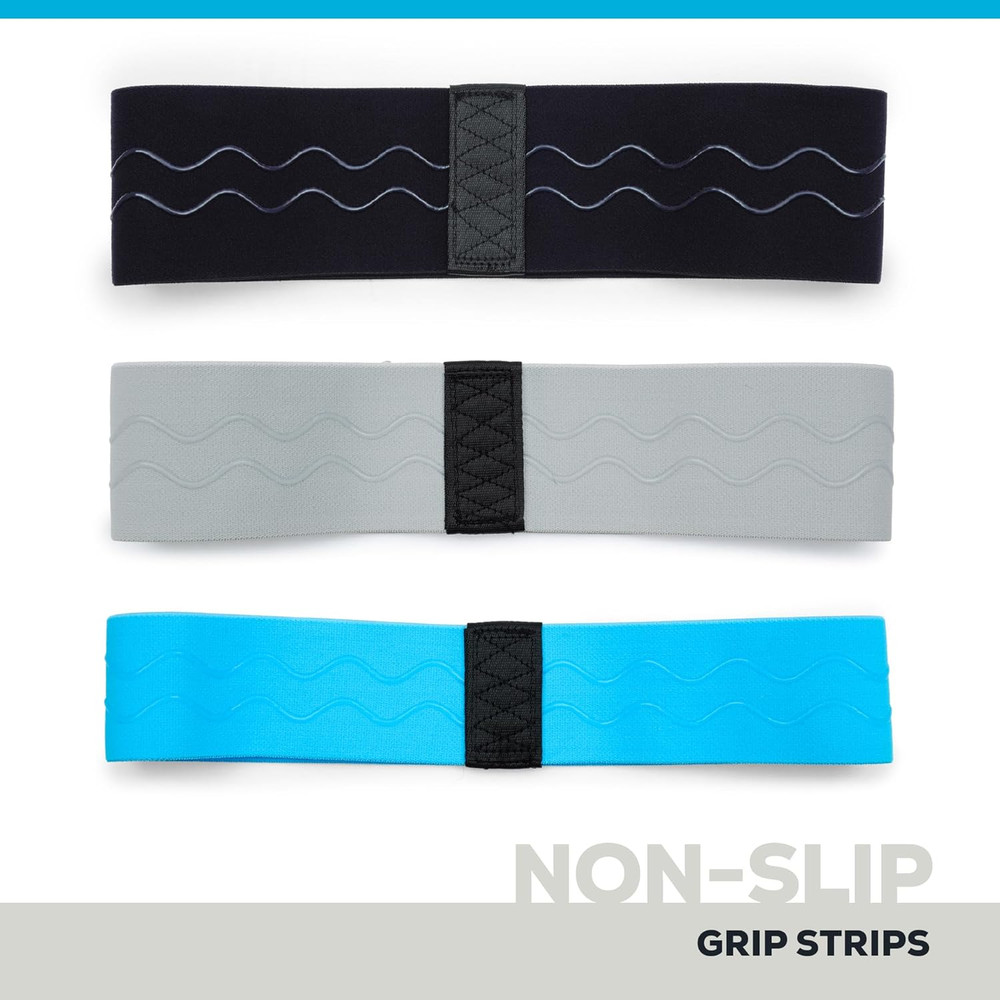 Fabric Resistance Bands (3 Pack), Multi (72-6920)