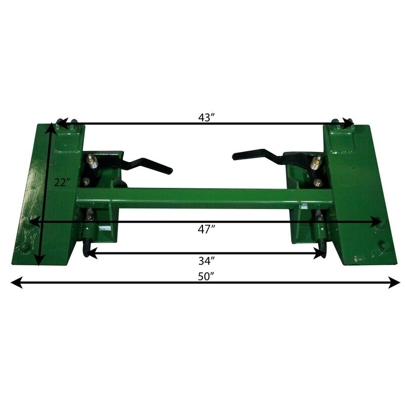 Titan Attachments Quick Tach Adapter Fits John Deere Tractors to Convert SSQA