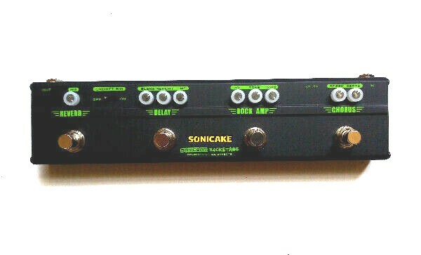 SONICAKE Guitar Multi Effect Pedal Chorus Delay Reverb Distortion