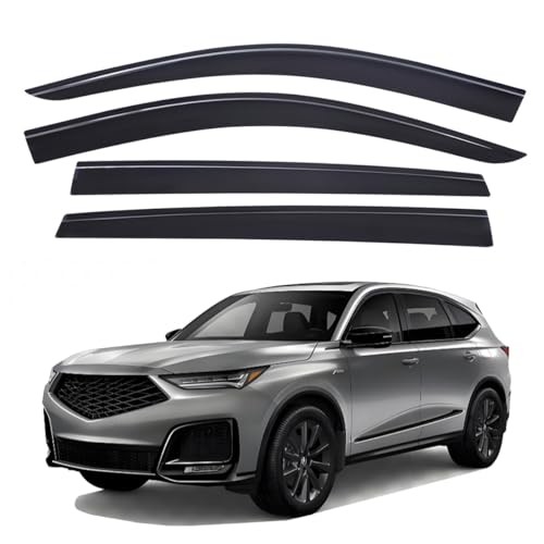 Extra Durable Outside-Mount Low-Profile Auto Vent Window Visors, Fits 2022